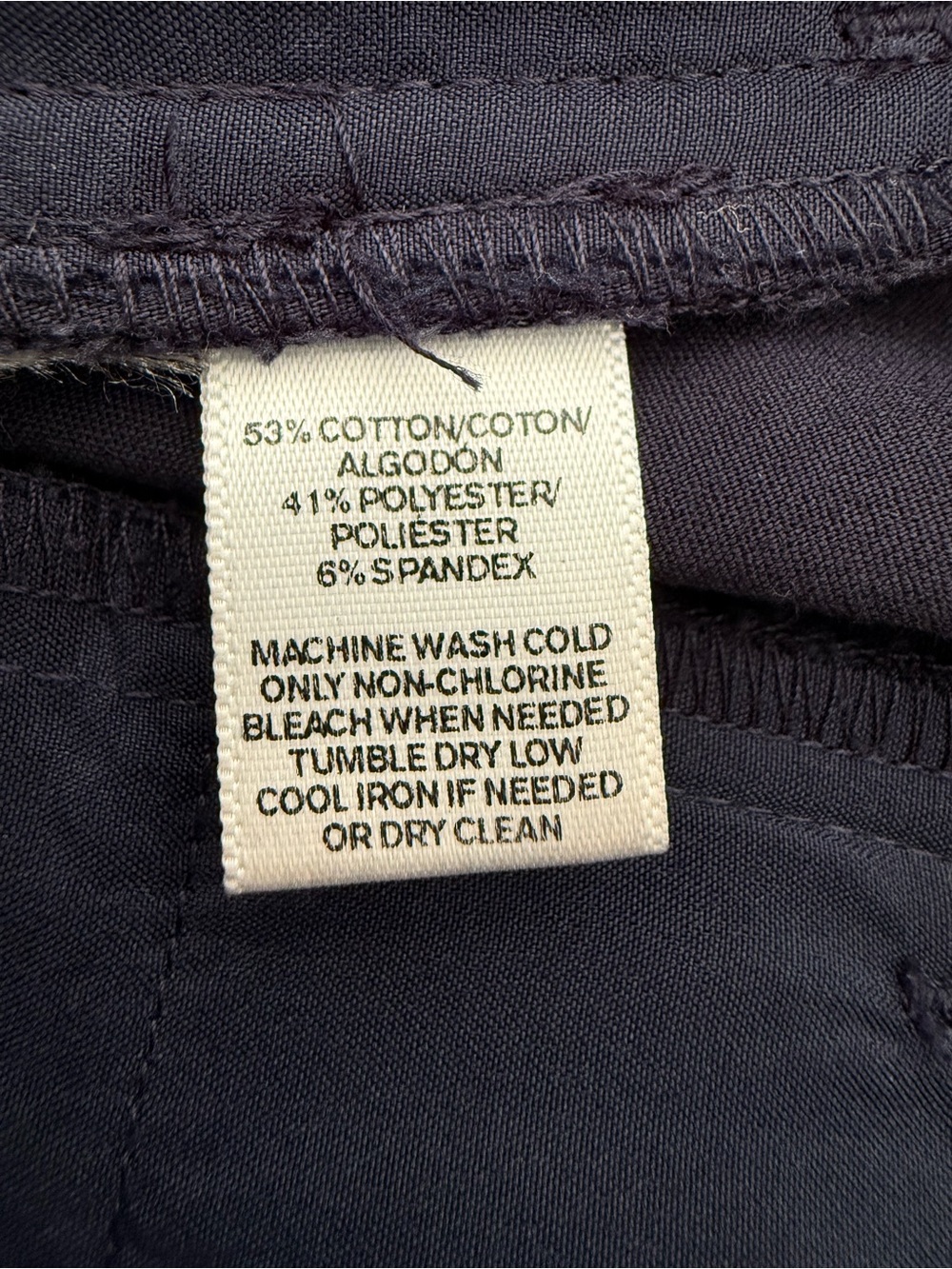 Classic Navy Women's Pants, Loft, size 4 - Picture 5 of 5